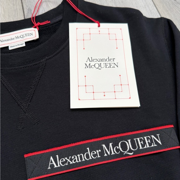 Alexander McQueen Black Crewneck Sweater